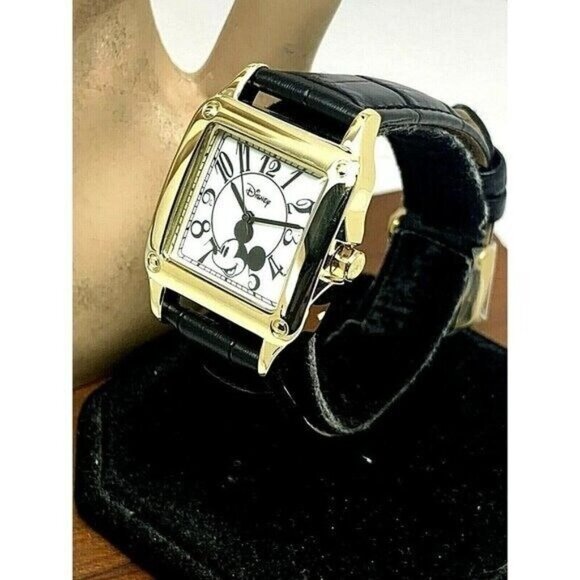 Disney Women\'s Watch Mickey Mouse W000475 White Dial Quartz Black Leathe… main image 4